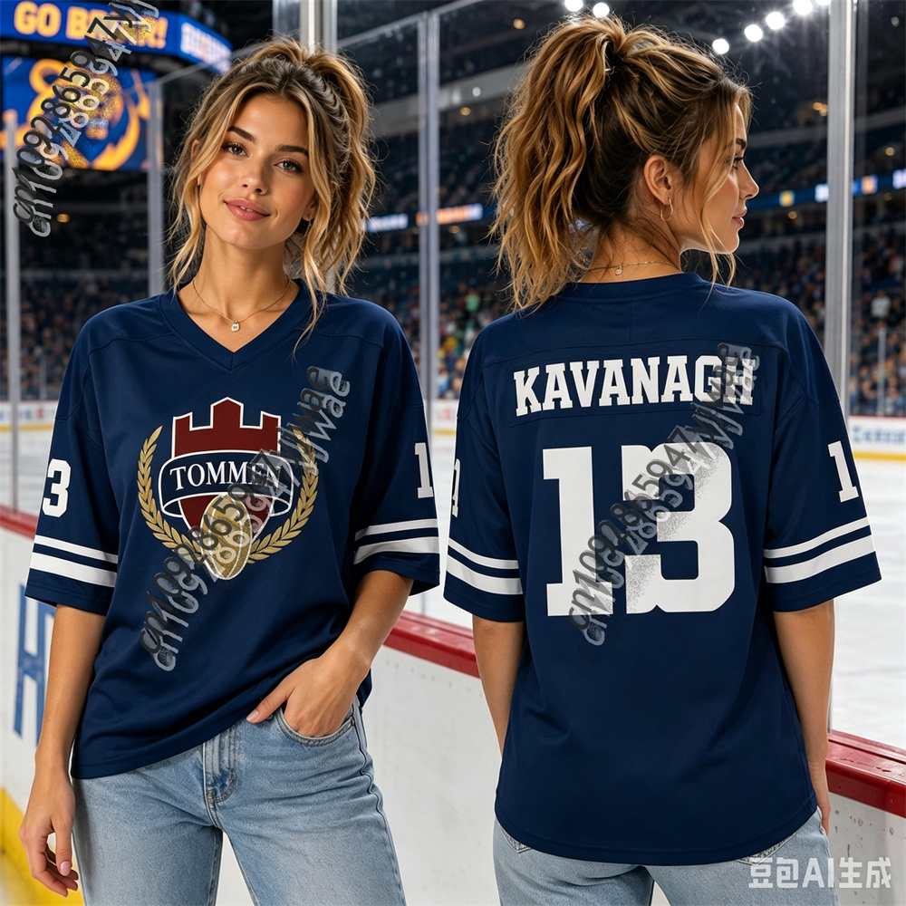 Women'S Fashion Rugby Shirt - Kavanagh 13 Biggs 10 Gibson 07