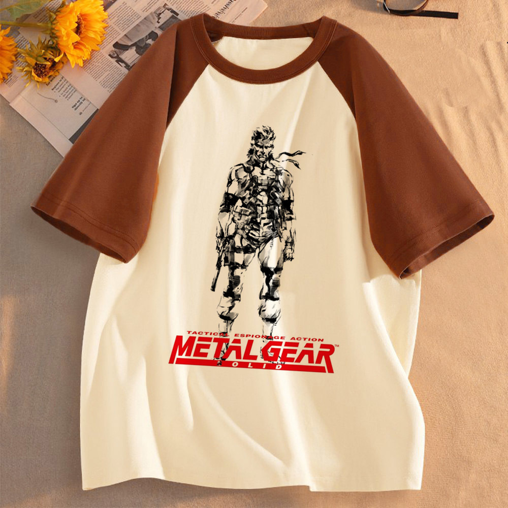 Women Fashion 80S - Metal Gear Solid Top-T-Shirts für Damen,