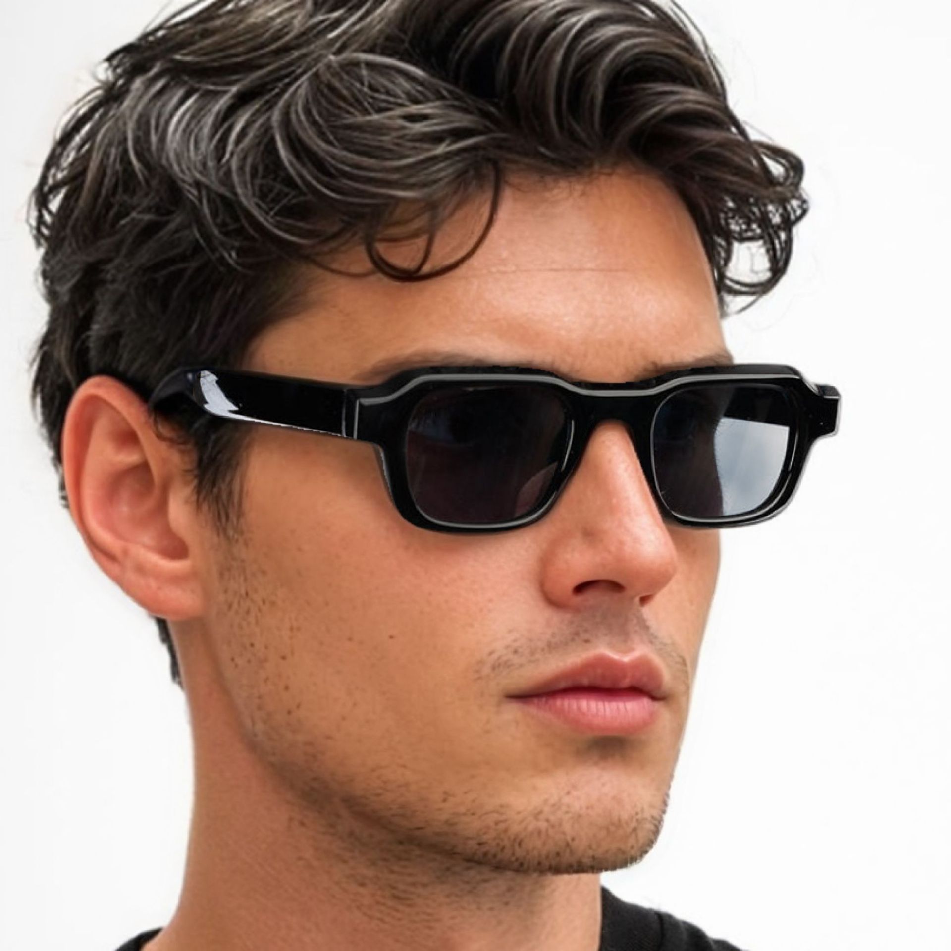 Women'S Fashion Eyewear - Damen Vintage Rechteckige Sonnenbrille Mode Retro