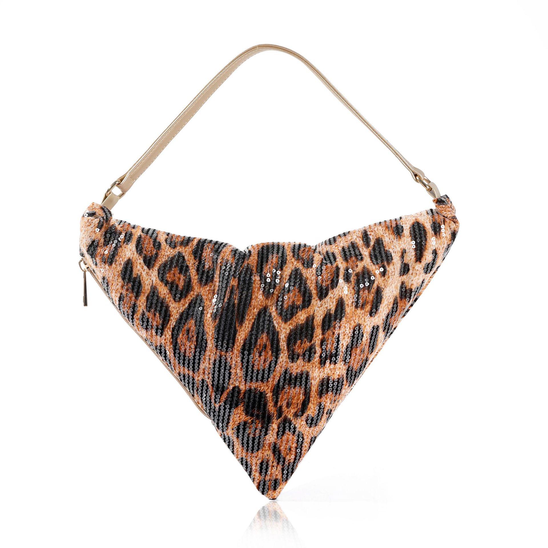 Women'S Fashion Trends 2026 Spring Summer - Leopardenmuster Halbmondtasche Schulter-Crossbody-Handtasche Damen 2026 Frühling