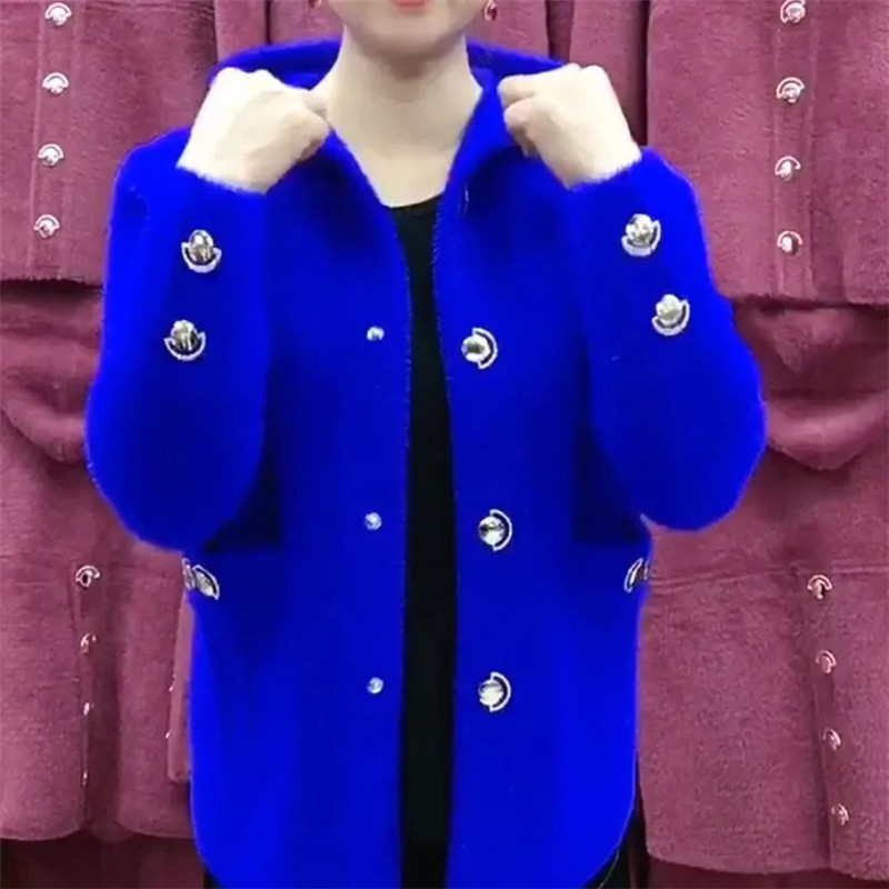 Velvet Blazer Women - NEUE Mittleren Alters Ältere Mutter Nachahmung
