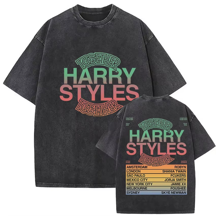 Women Fashion Drawing - Harry Styles Together Tour 2026 Vintage