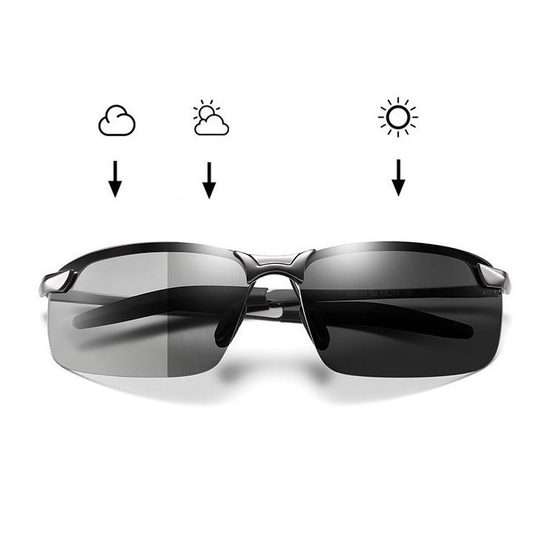 Women'S Fashion Eyewear - Klassische photochrome Sonnenbrille für Herren, polarisierte