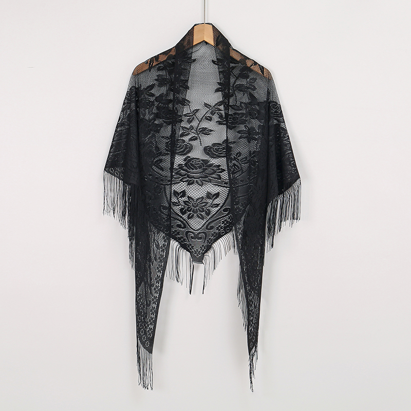 Neue Stickerei Spitze Schal Sc – Women'S Fashion Poncho Bewertung und Preis