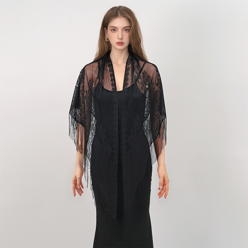 Neue Stickerei Spitze Schal Sc – Women'S Fashion Poncho Bewertung und Preis