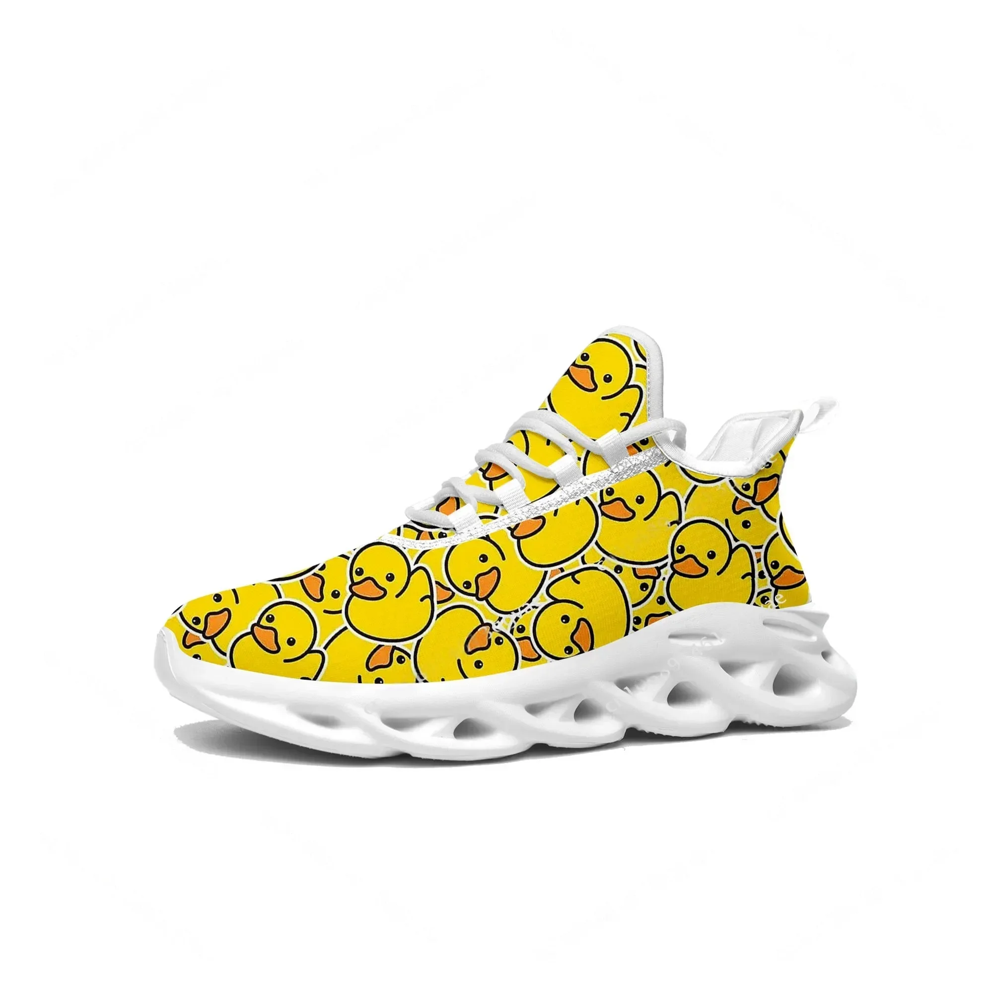 Gelbe Enten-Sneaker mit Aufdru – Women'S Yellow Fashion Sneakers Bewertung und Preis