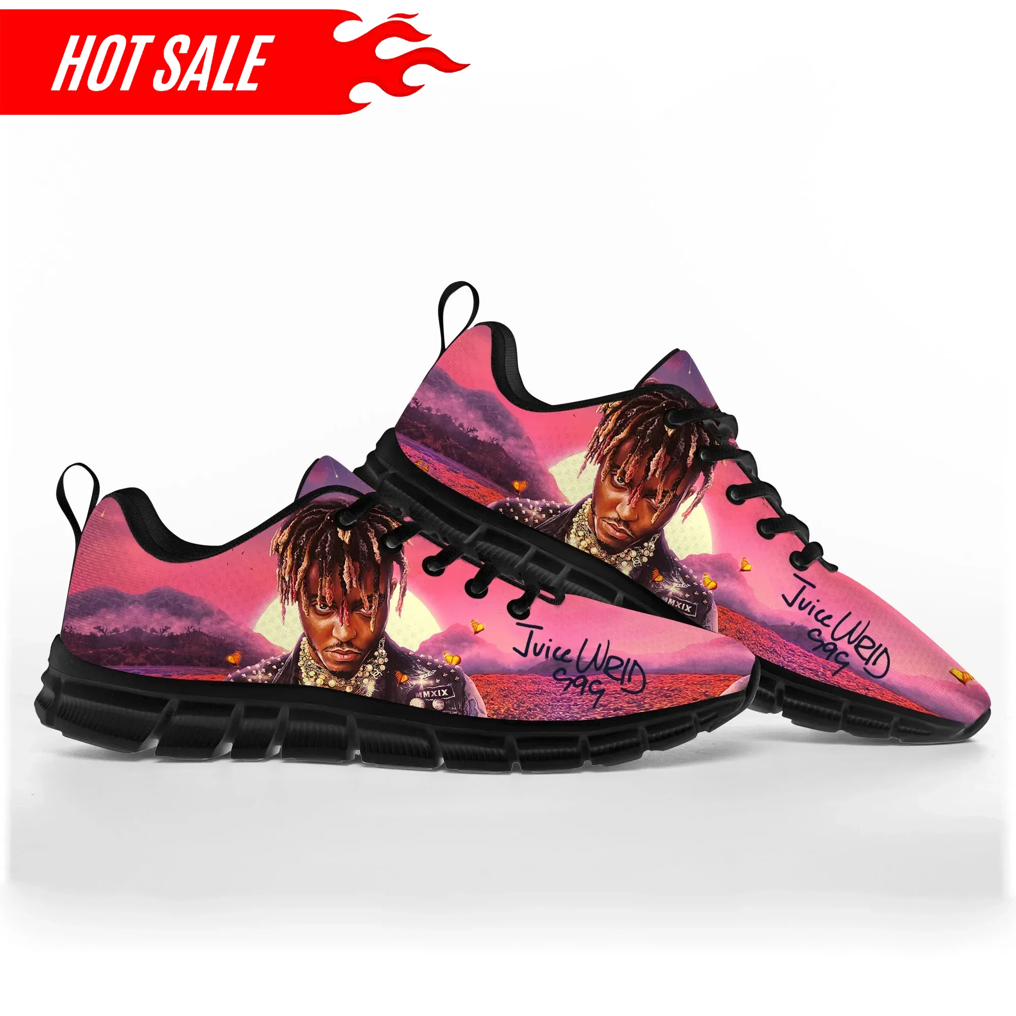 Hot Juice Wrld Hip Hop Rapper  – Women'S Fashion Gym Shoes Bewertung und Preis