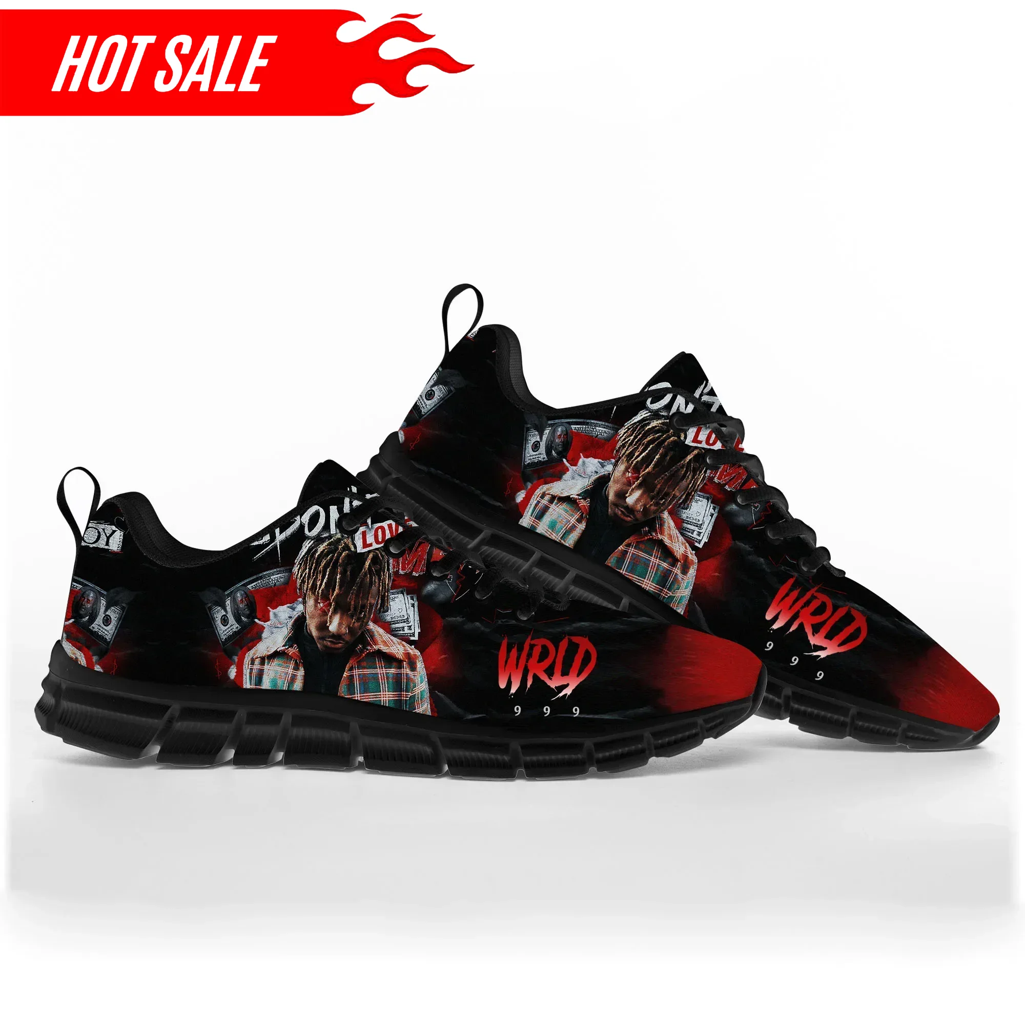 Hot Juice Wrld Hip Hop Rapper  – Women'S Fashion Gym Shoes Bewertung und Preis