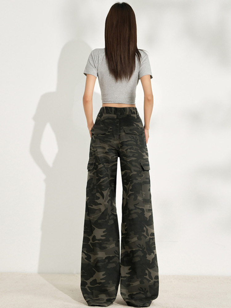 Modische Camouflage Damenjeans – Women'S Fashion Utility Pants Bewertung und Preis