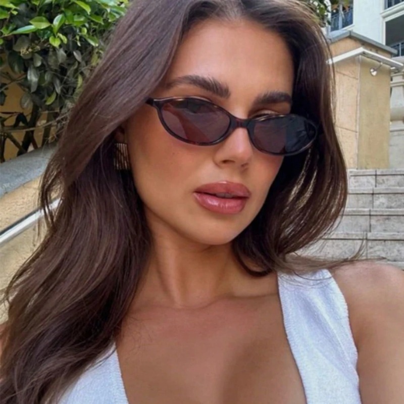 Retro-Sonnenbrille mit ovalem  – Women'S Fashion Eyewear Bewertung und Preis