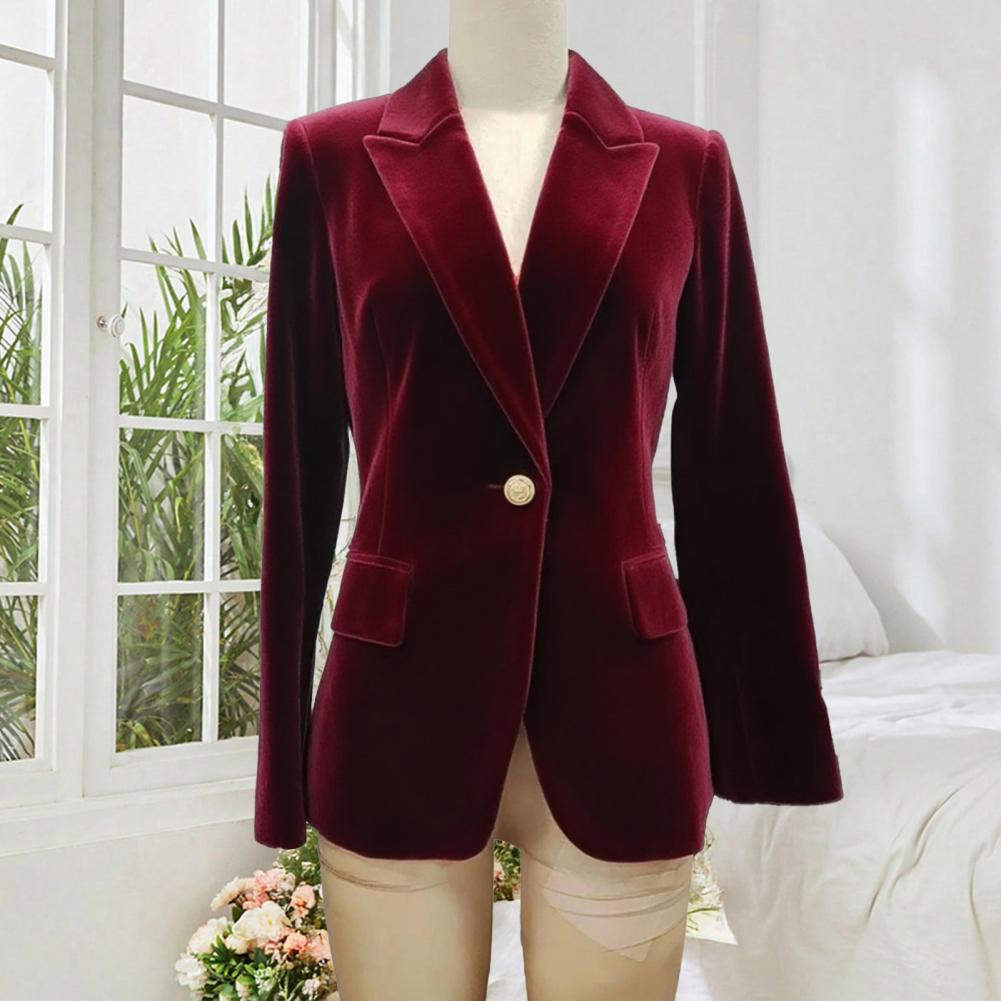 Samt-Sakko in Übergröße für Da – Velvet Blazer Women Bewertung und Preis