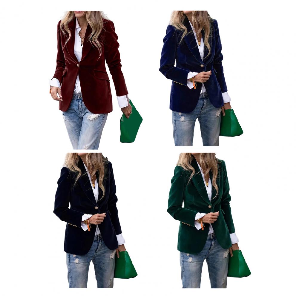 Samt-Sakko in Übergröße für Da – Velvet Blazer Women Bewertung und Preis