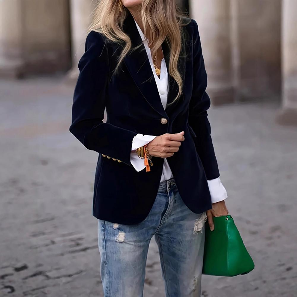 Samt-Sakko in Übergröße für Da – Velvet Blazer Women Bewertung und Preis