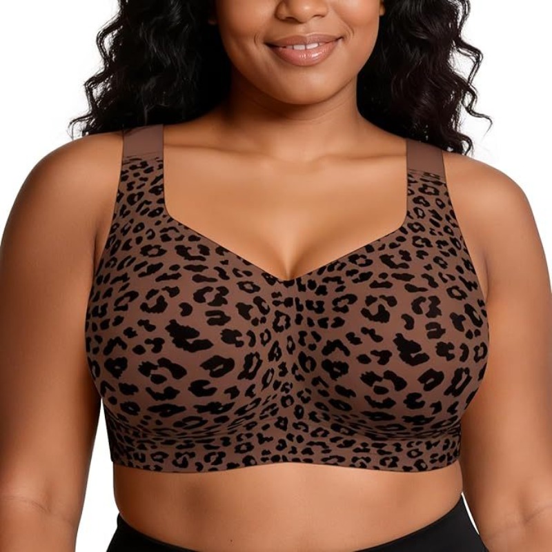 Leopard Jelly Bras No Underwir – Bra Top Seamless Bewertung und Preis