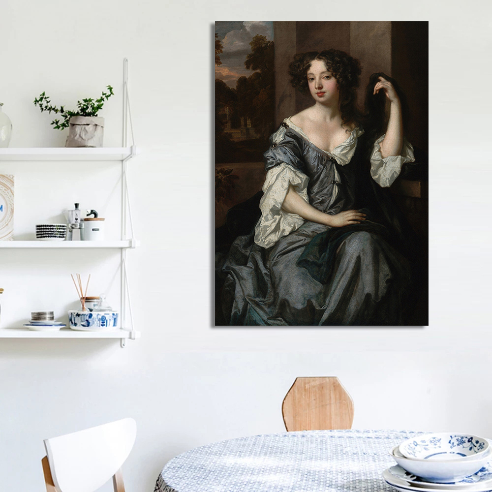 Renaissance Frauenporträt Post – Women Fashion Drawing Bewertung und Preis