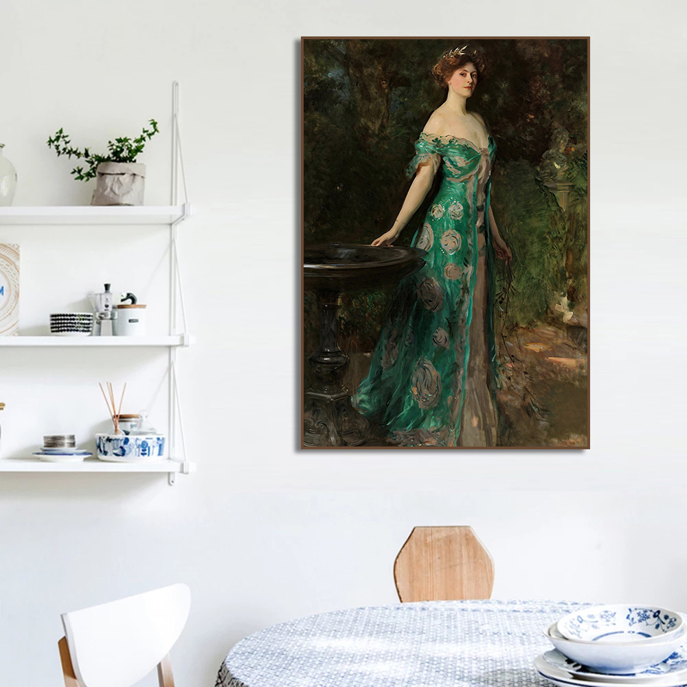 Renaissance Frauenporträt Post – Women Fashion Drawing Bewertung und Preis