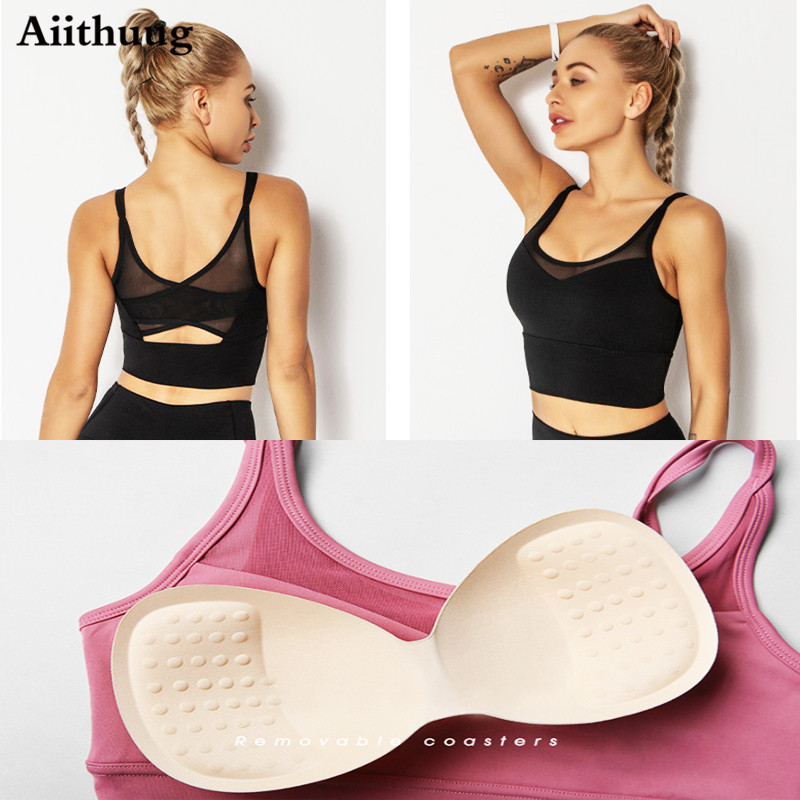 Aiithuug Yoga-BHs, Fitness-Shi – Bra Top Seamless Bewertung und Preis