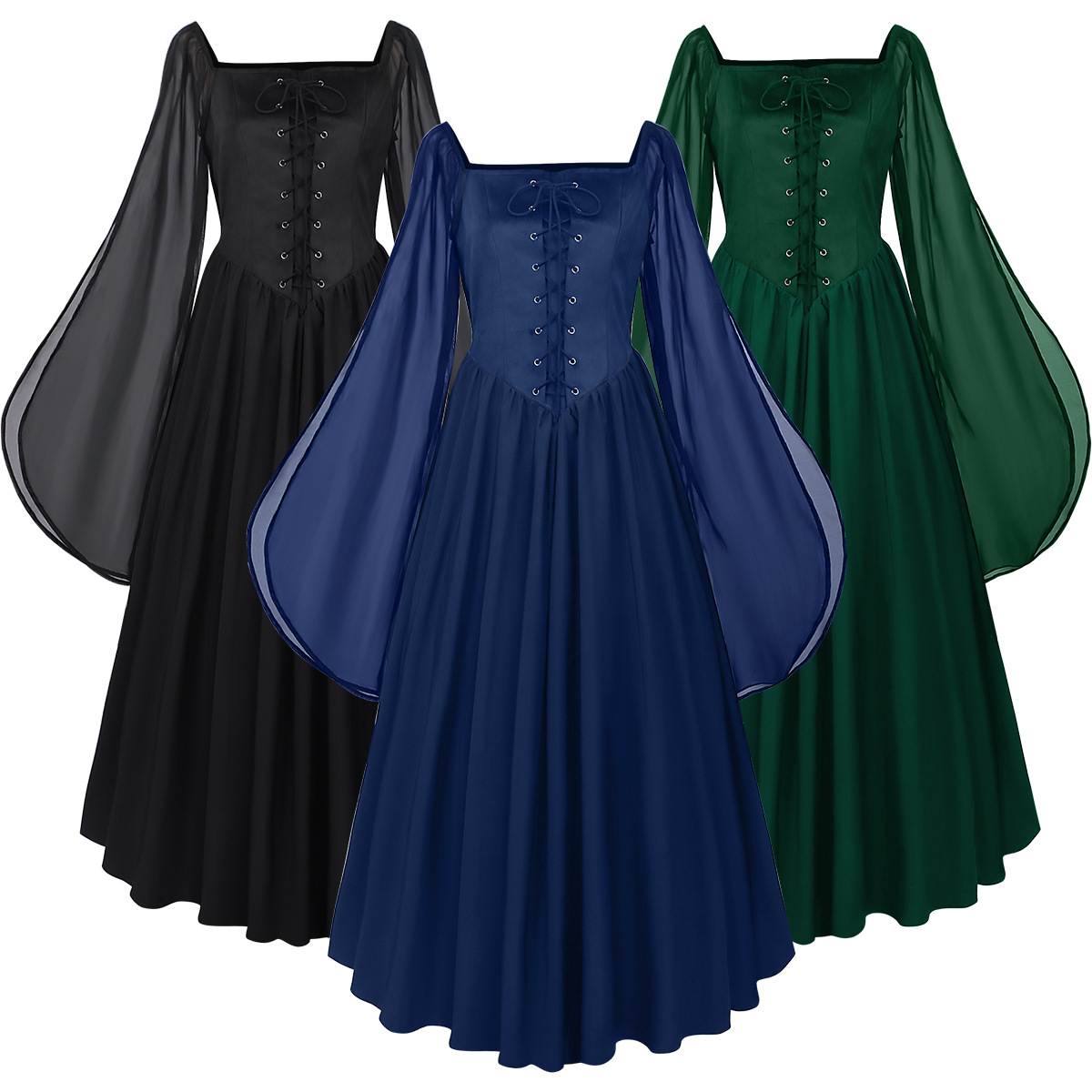 Mittelalterliches Kleid Renais – Women'S Fashion Renaissance Period Bewertung und Preis