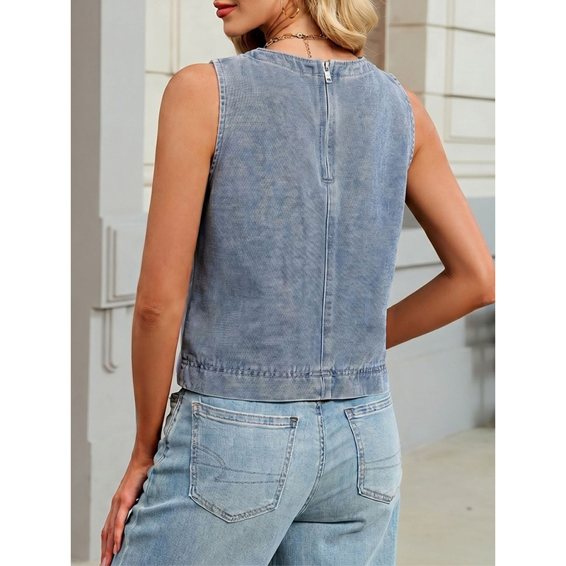 Benuynffy Lässige Jeansweste m – Women Fashion Jeans Bewertung und Preis