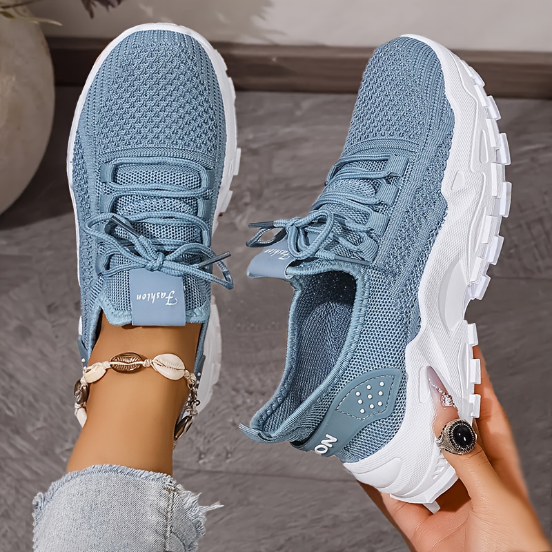 Atmungsaktive Strick-Sneaker,  – Women'S Fashion Gym Shoes Bewertung und Preis