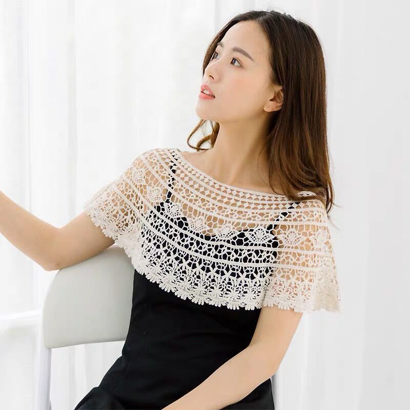 Damen Strick-Hohlmuster-Schal, – Women'S Fashion Poncho Bewertung und Preis