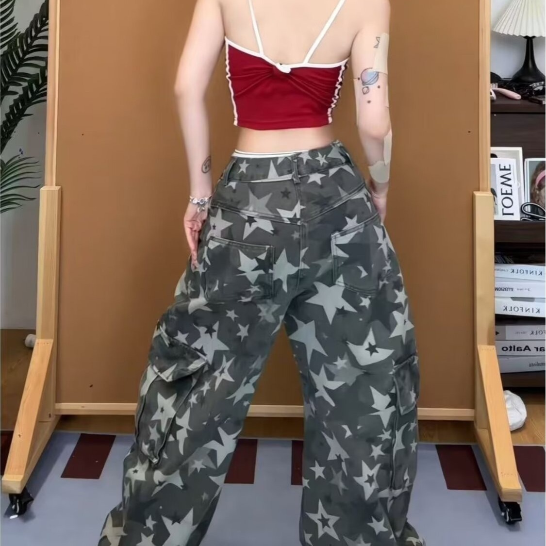Damen Camouflage Cargo-Hose mi – Women'S Fashion Utility Pants Bewertung und Preis