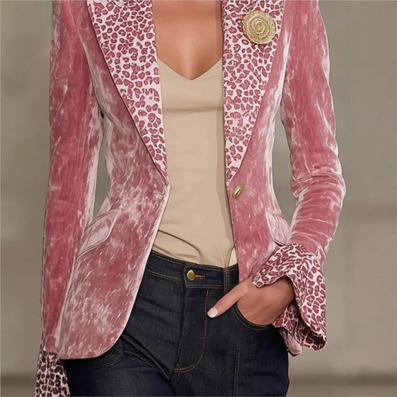 Luxus Einfarbig Samt Blazer Fü – Velvet Blazer Women Bewertung und Preis
