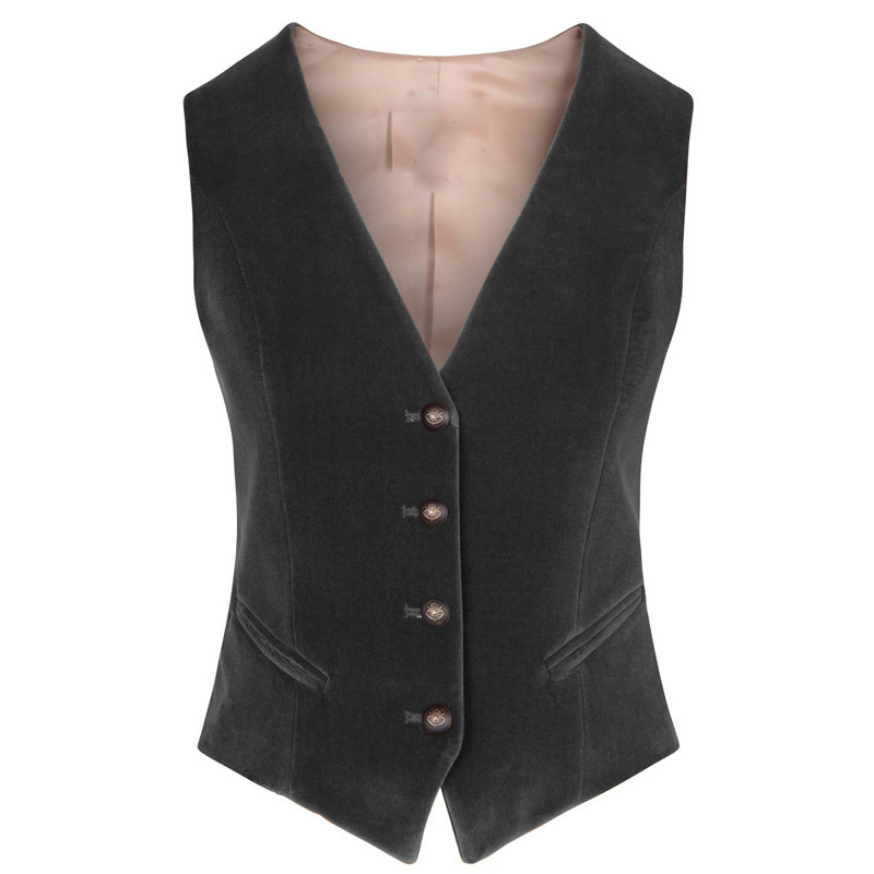 Damen-Weste aus Samt mit V-Aus – Velvet Blazer Women Bewertung und Preis