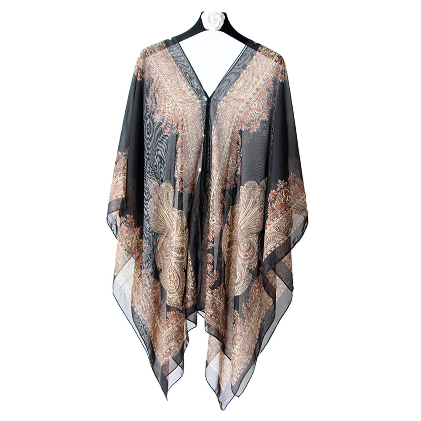 5 Farben Strand-Sonnenschutz-S – Women'S Fashion Poncho Bewertung und Preis