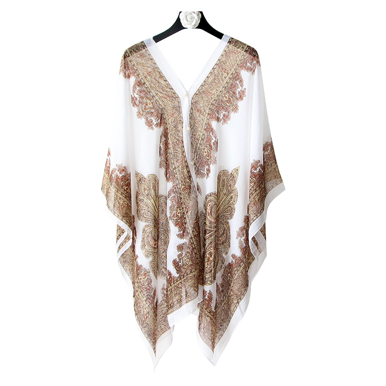 5 Farben Strand-Sonnenschutz-S – Women'S Fashion Poncho Bewertung und Preis