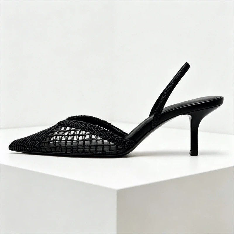 Mesh gewebte Sandalen mit Absa – Women'S Fashion Brand Shoes Bewertung und Preis